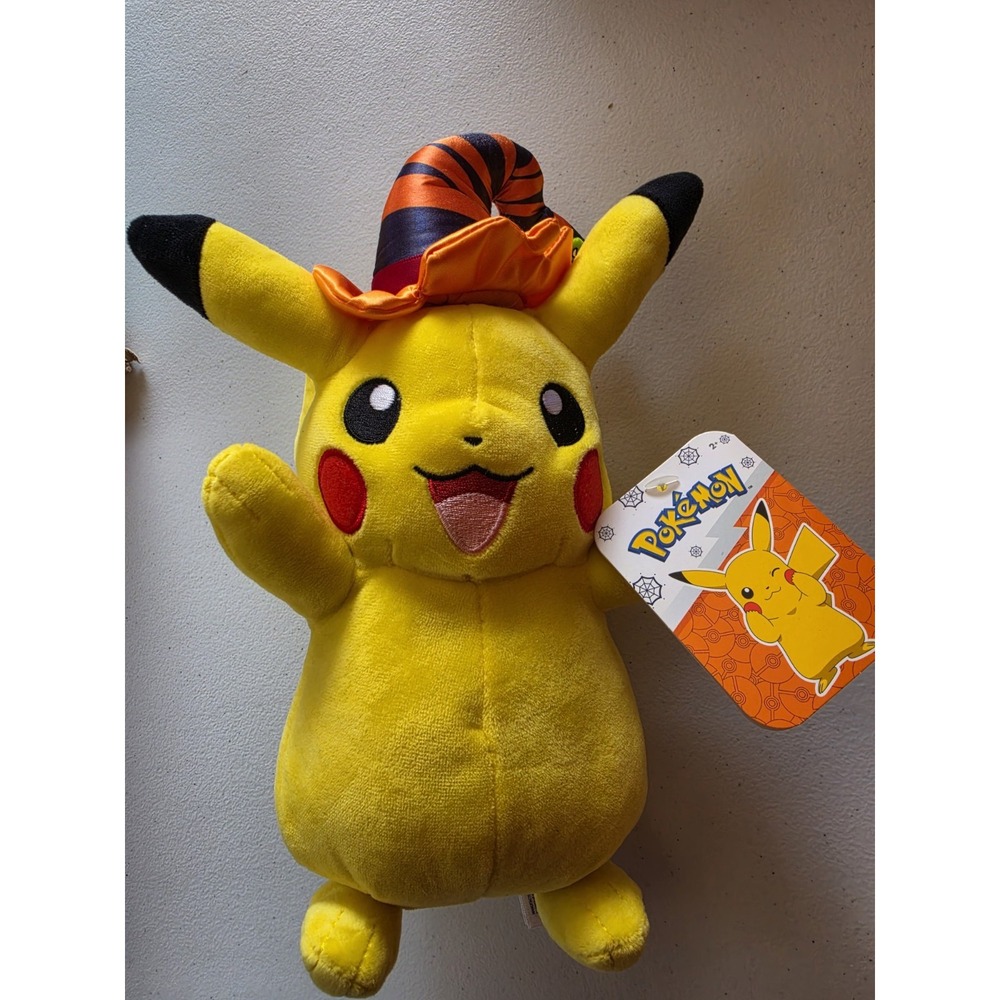 NWT Pokémon Plush Pikachu Halloween 11"